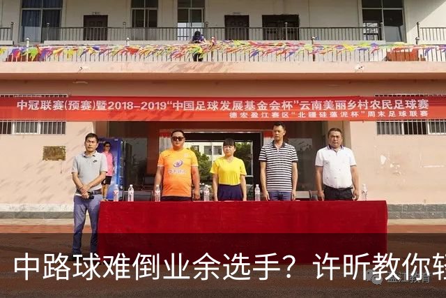 中路球难倒业余选手？许昕教你轻松应对！